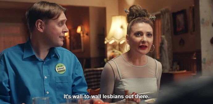 It's wall-to-wall lesbians out there