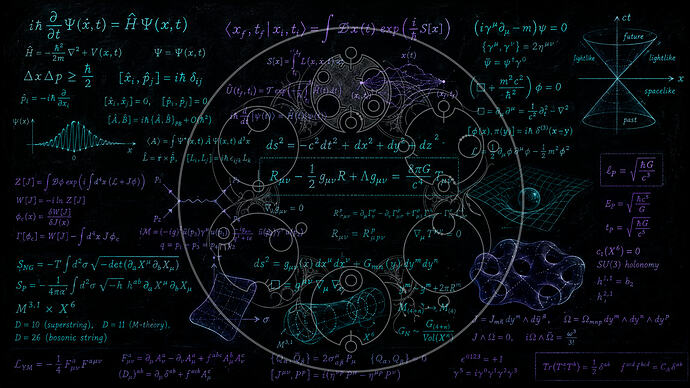 Quantum Mechanics Wallpaper - White TARDIS Faded