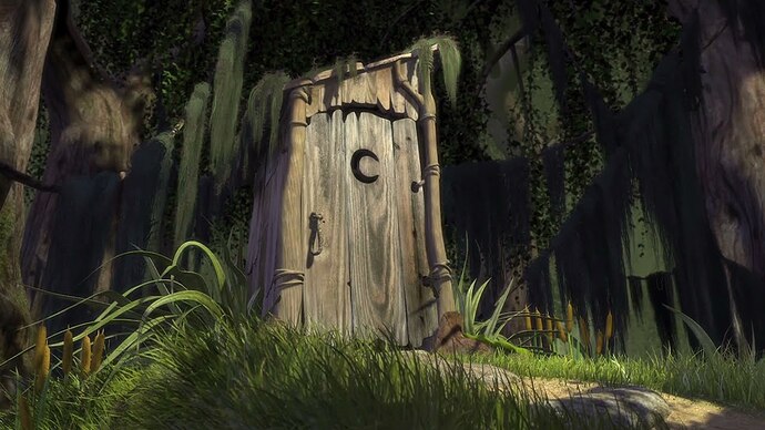shrek outhouse