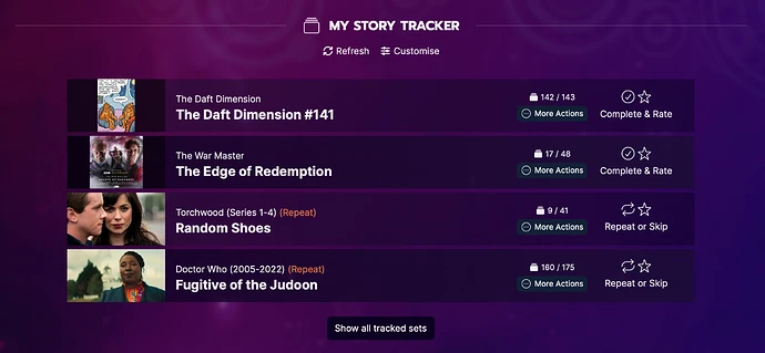 The New Story Tracker
