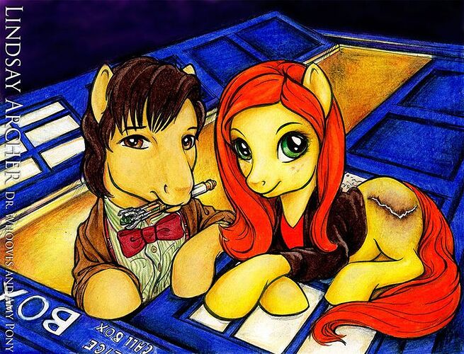 Doctor Whooves and Amelia