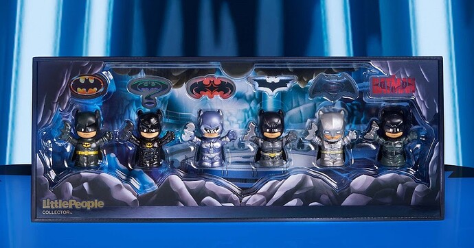 San Diego Comic-Con 2024 Exclusive Batman 85th Anniversary I Am Batman Little People Collector Set by Mattel x DC Comics (1)