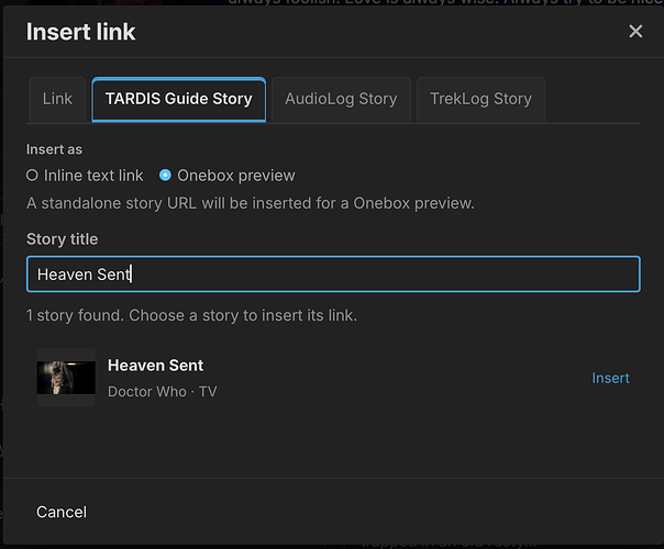 Insert Link