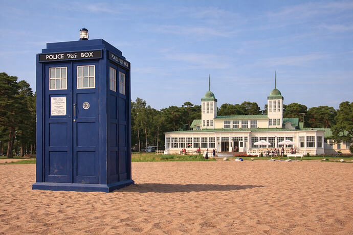 The TARDIS in Finland