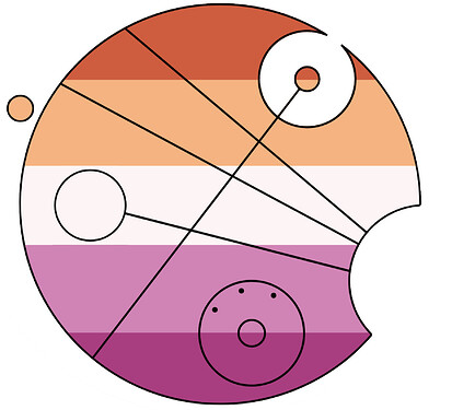 Lesbian Gallifreyan Sticker