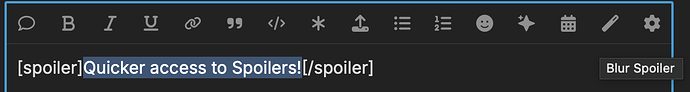 spoiler button - looks like magic wand