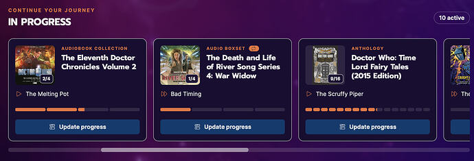 Homepage widget
